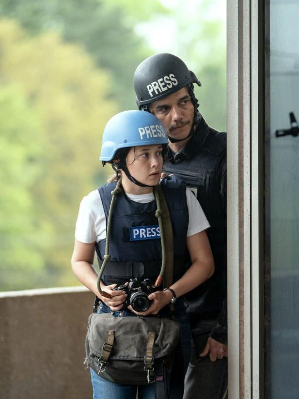 En première ligne, le reporter au cinéma